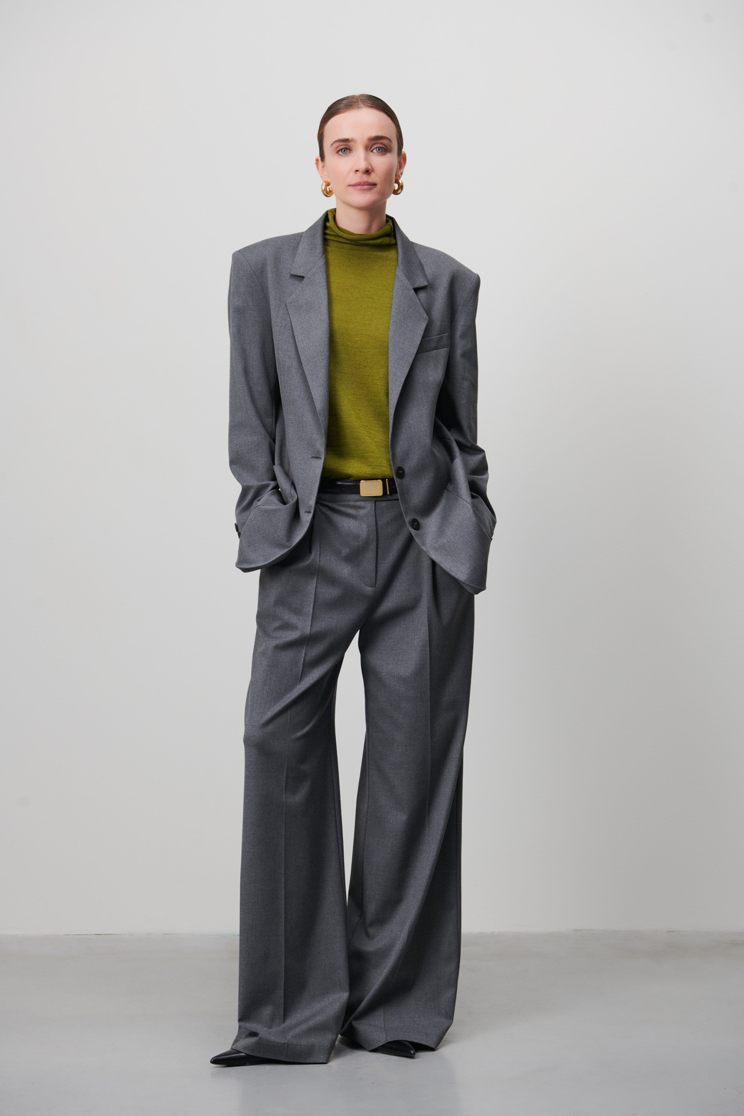 Lennard Oversize Blazer Dark Grey Jane Lushka