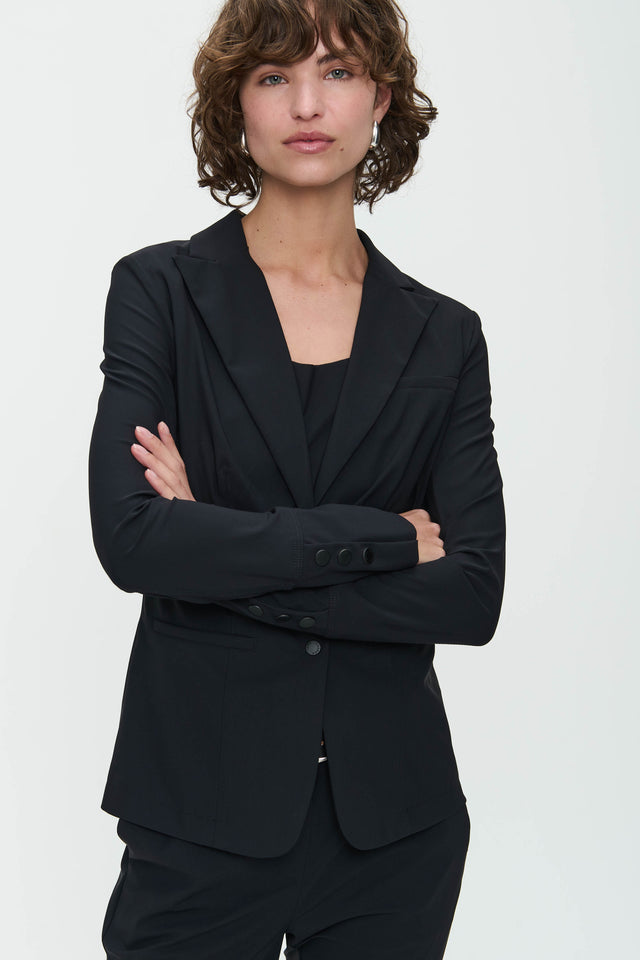 Blazer Roma easy wear Technical Jersey | Black