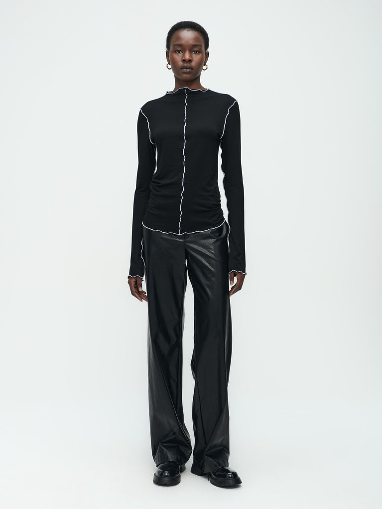 Janette P Top | Black White