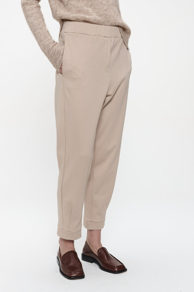Primo viscose elastane pants | Beige