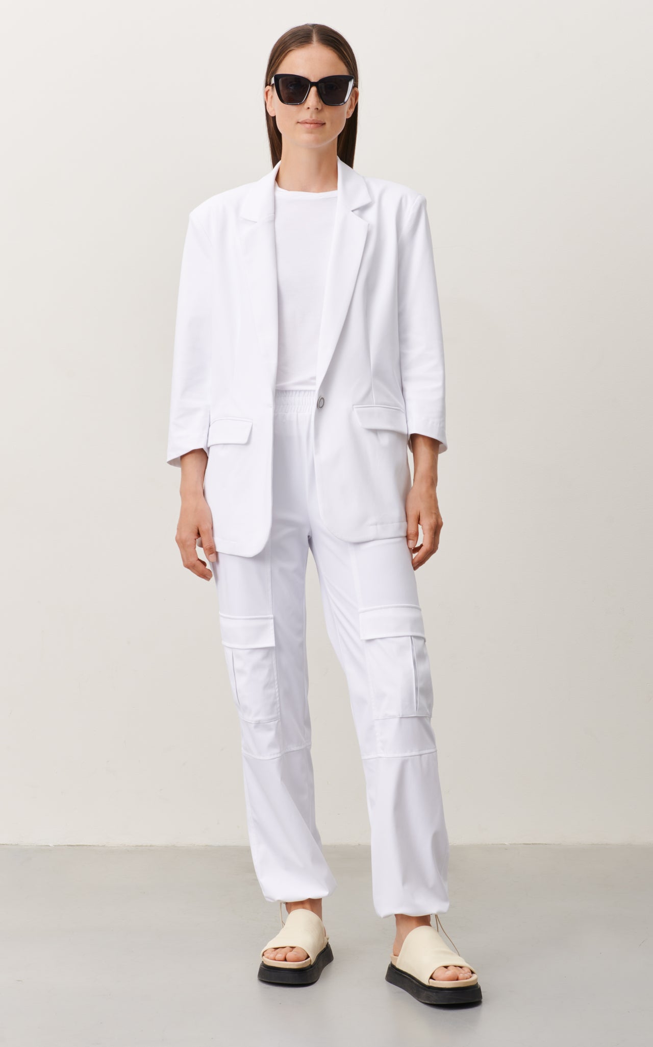 Fring Blazer Technical Jersey | White