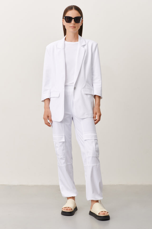 Fring Blazer Technical Jersey | White