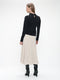Hilary top brush tech jersey | Black