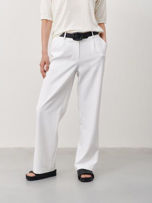 Alinda Long Pants | White