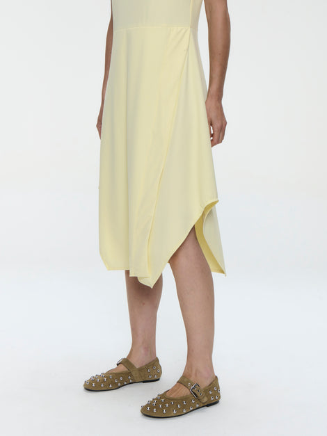 Susanne dress technical jersey | Yellow