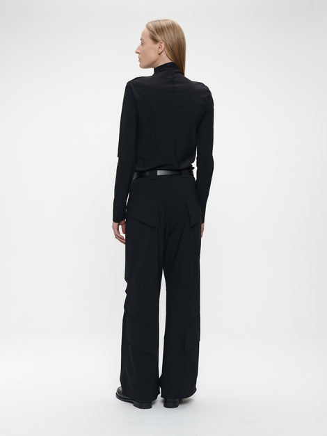 Lassy pants technical jersey | Black