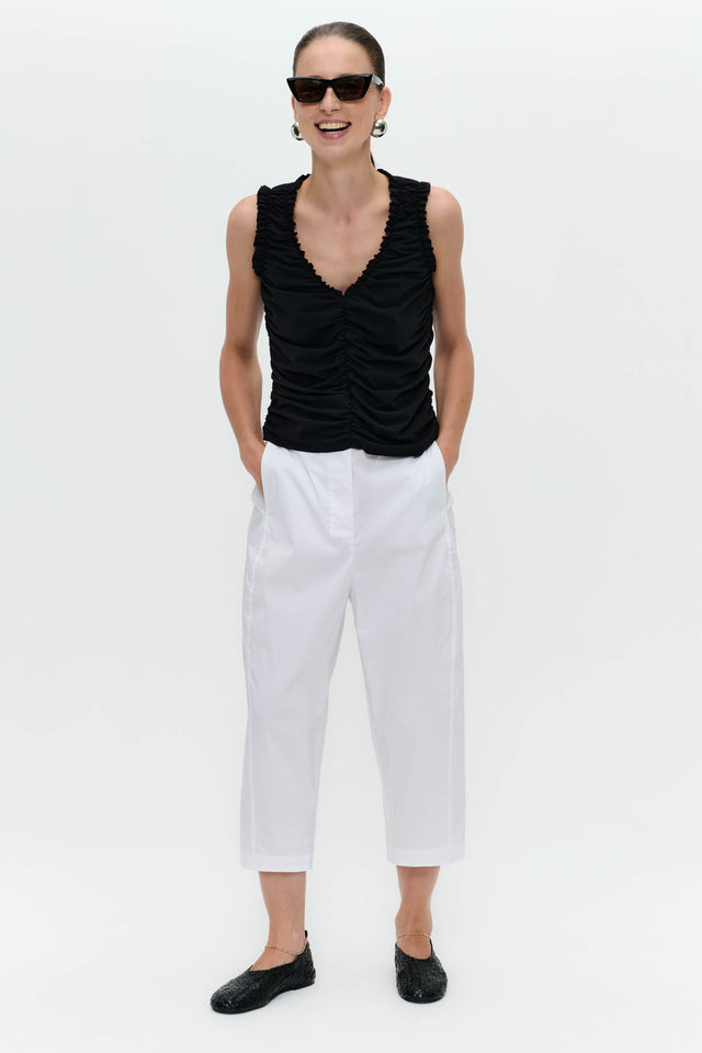 Romana top technical jersey | Black