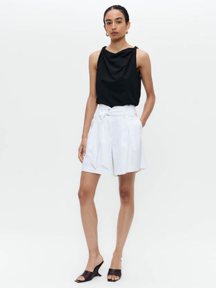 Marika strech technical jersey top | Black