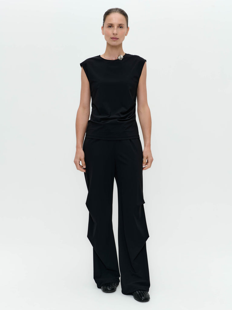 Stevie top technical jersey | Black