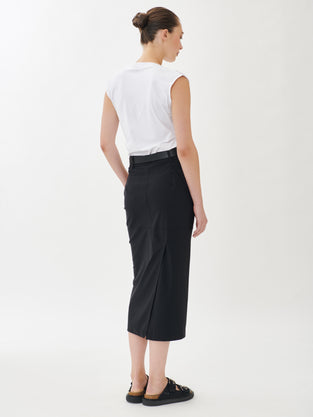 Petra Skirt Technical Jersey | Black