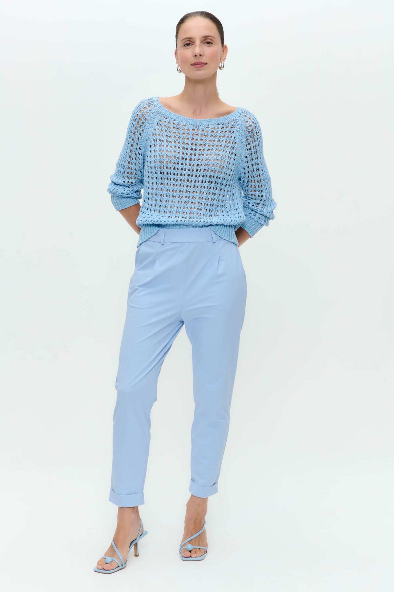 Gary pants technical jersey | Mid Blue