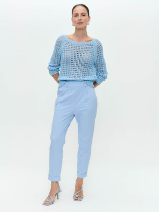 Gary pants technical jersey | Mid Blue