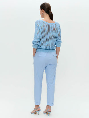 Gary pants technical jersey | Mid Blue