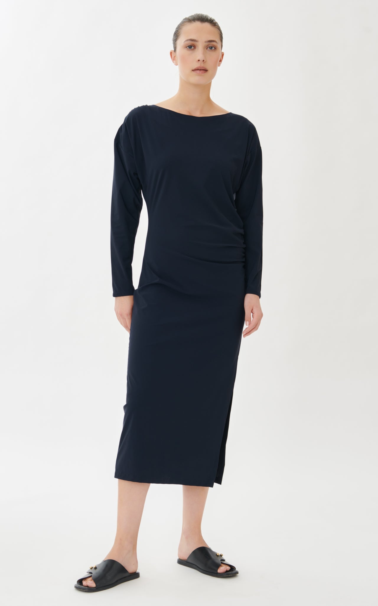 Dion Dress Technical Jersey | Blue