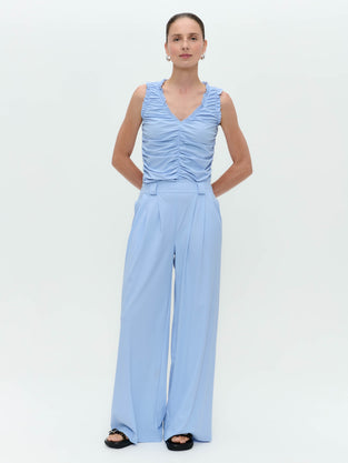 Romana top technical jersey | Mid Blue