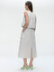 Oki cotton skirt | Light Grey