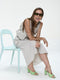 Oki cotton skirt | Light Grey