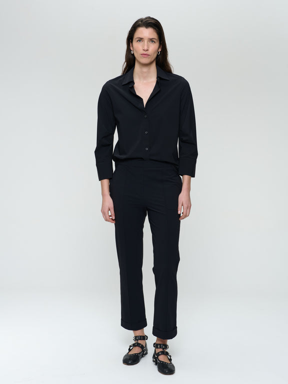 Iva blouse technical jersey | Black