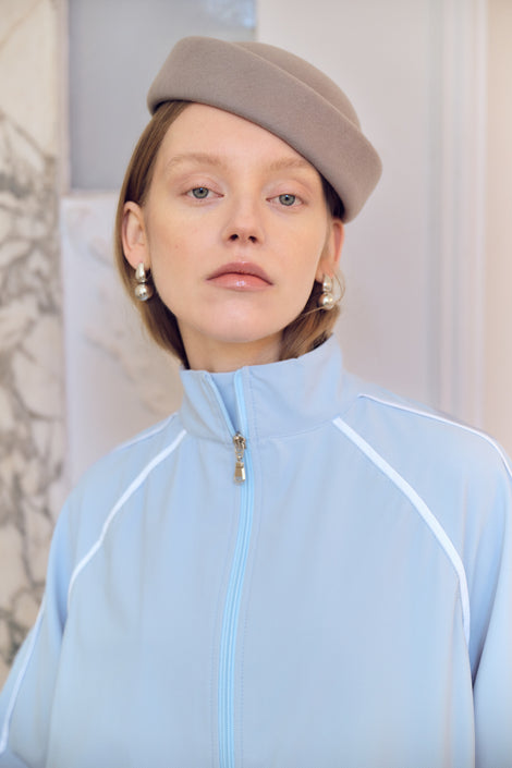 Kerrin structure tech jersey jacket | Light Blue