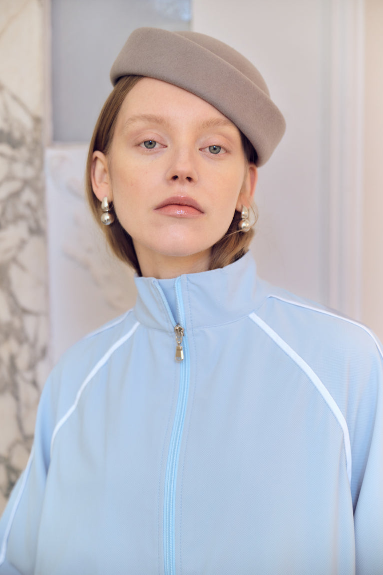 Kerrin structure tech jersey jacket | Light Blue