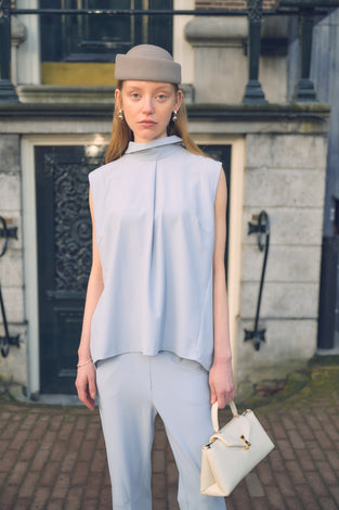 Dolche Vitas WS strech tech jersey top | Light Blue