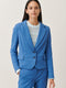 Atina Blazer Technical Jersey | Mid Blue