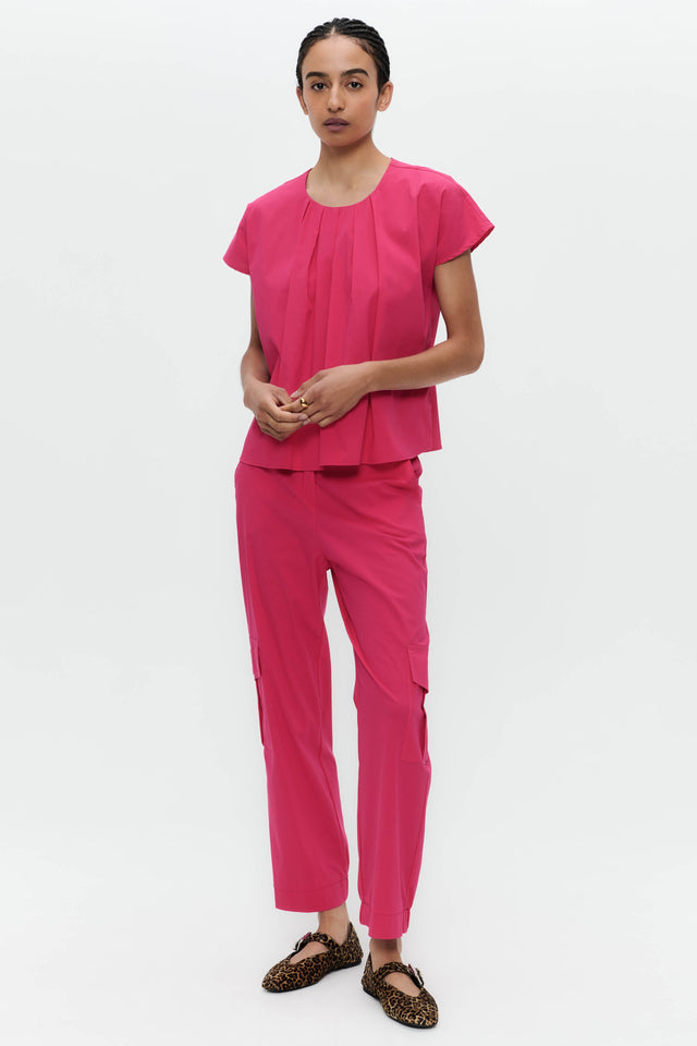 Papavero cotton top | Fuxia
