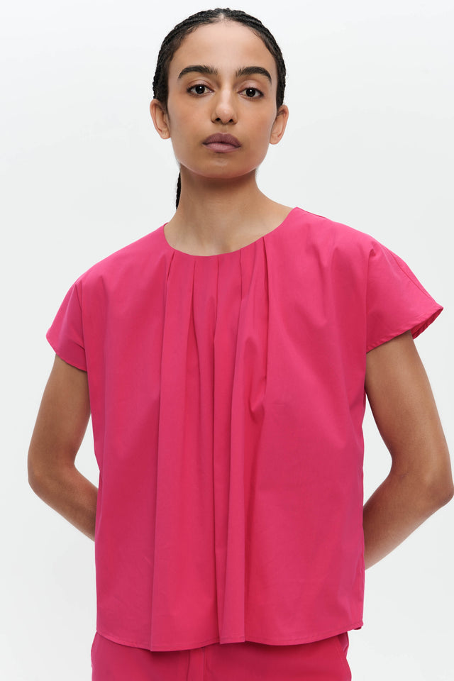 Papavero cotton top | Fuxia