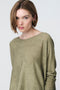 Pullover cotton dyed 3404 | Green