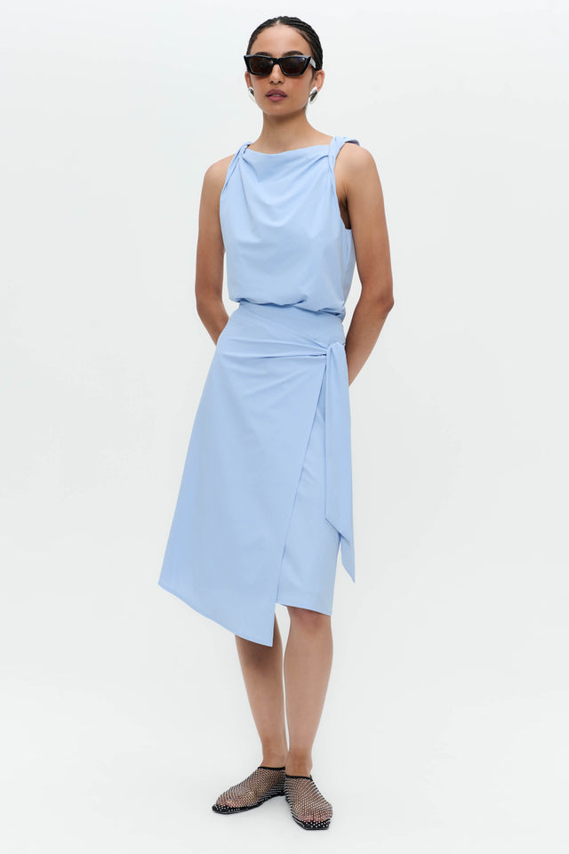Ilona skirt technical jersey | Mid Blue