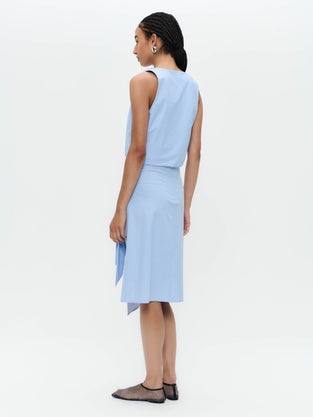 Ilona skirt technical jersey | Mid Blue