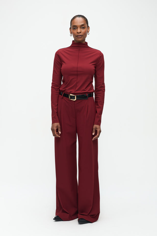 Zara Top Technical Jersey | Amaranto