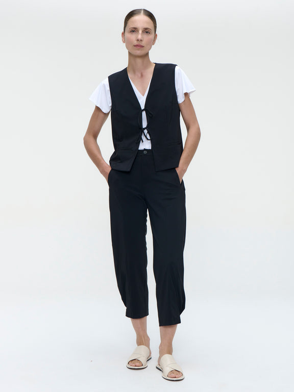 Villa vest technical jersey | Black