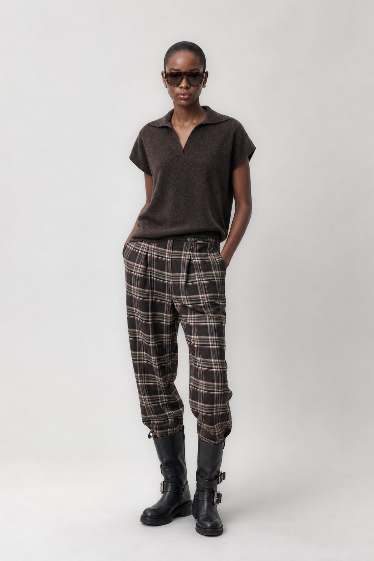 Polo cashmere blend 26554 | Brown