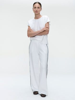Vaya pants technical jersey | White