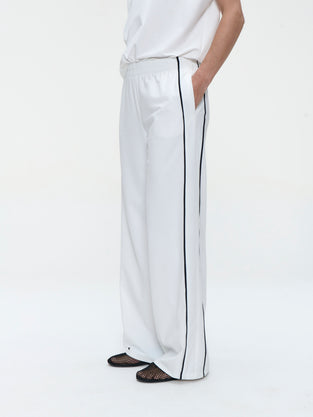 Vaya pants technical jersey | White