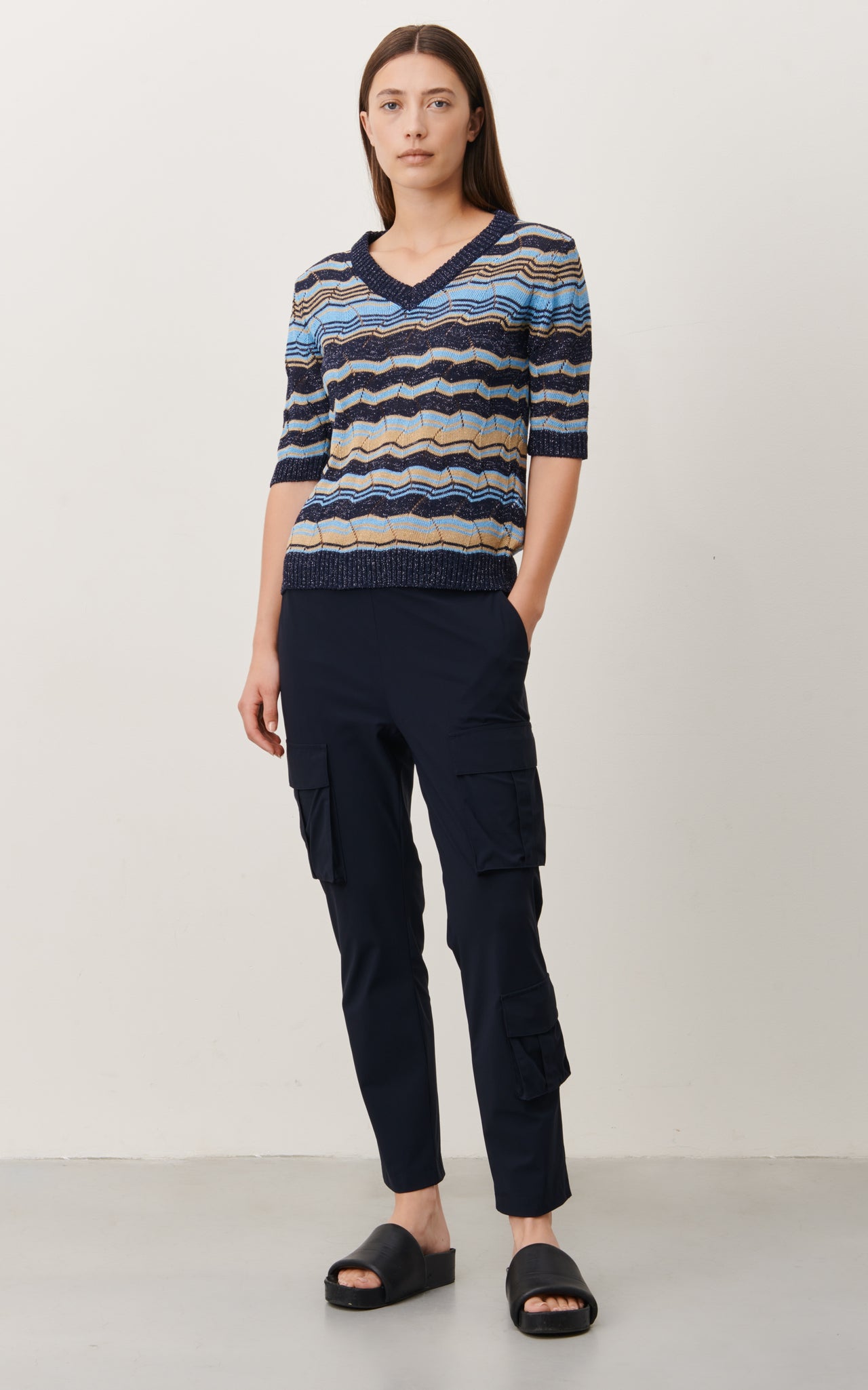 M205 seamless cotton pullover | Verde