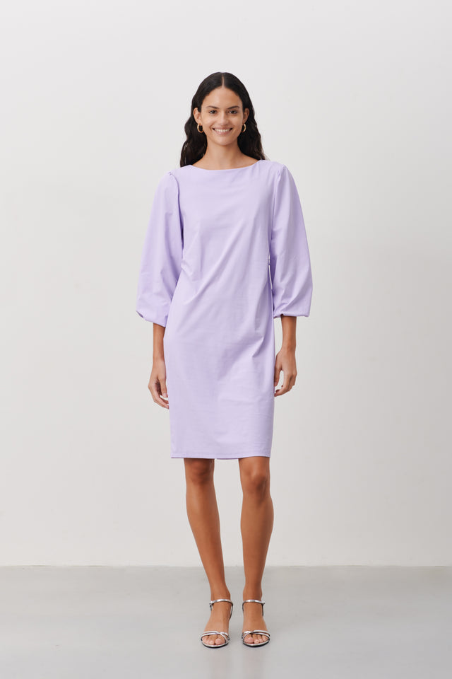 Silke Dress Technical Jersey | Lila