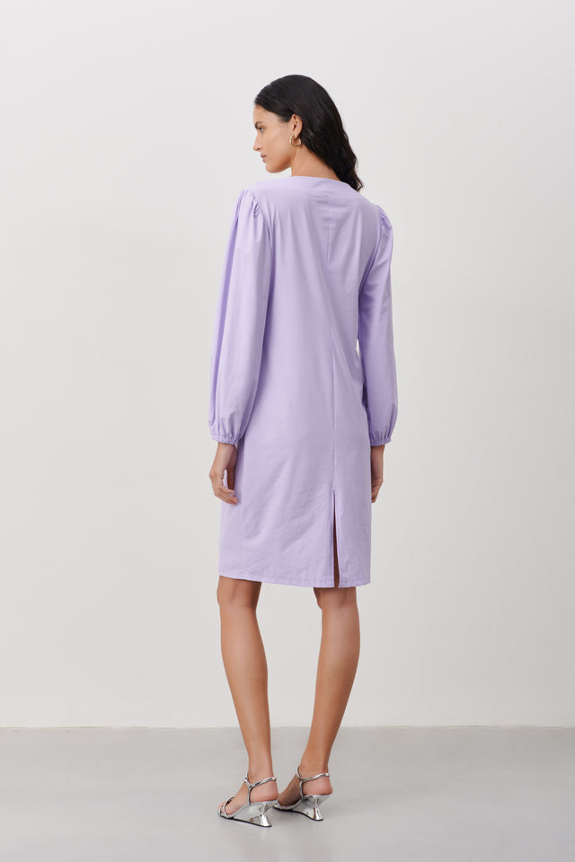 Silke Dress Technical Jersey | Lila