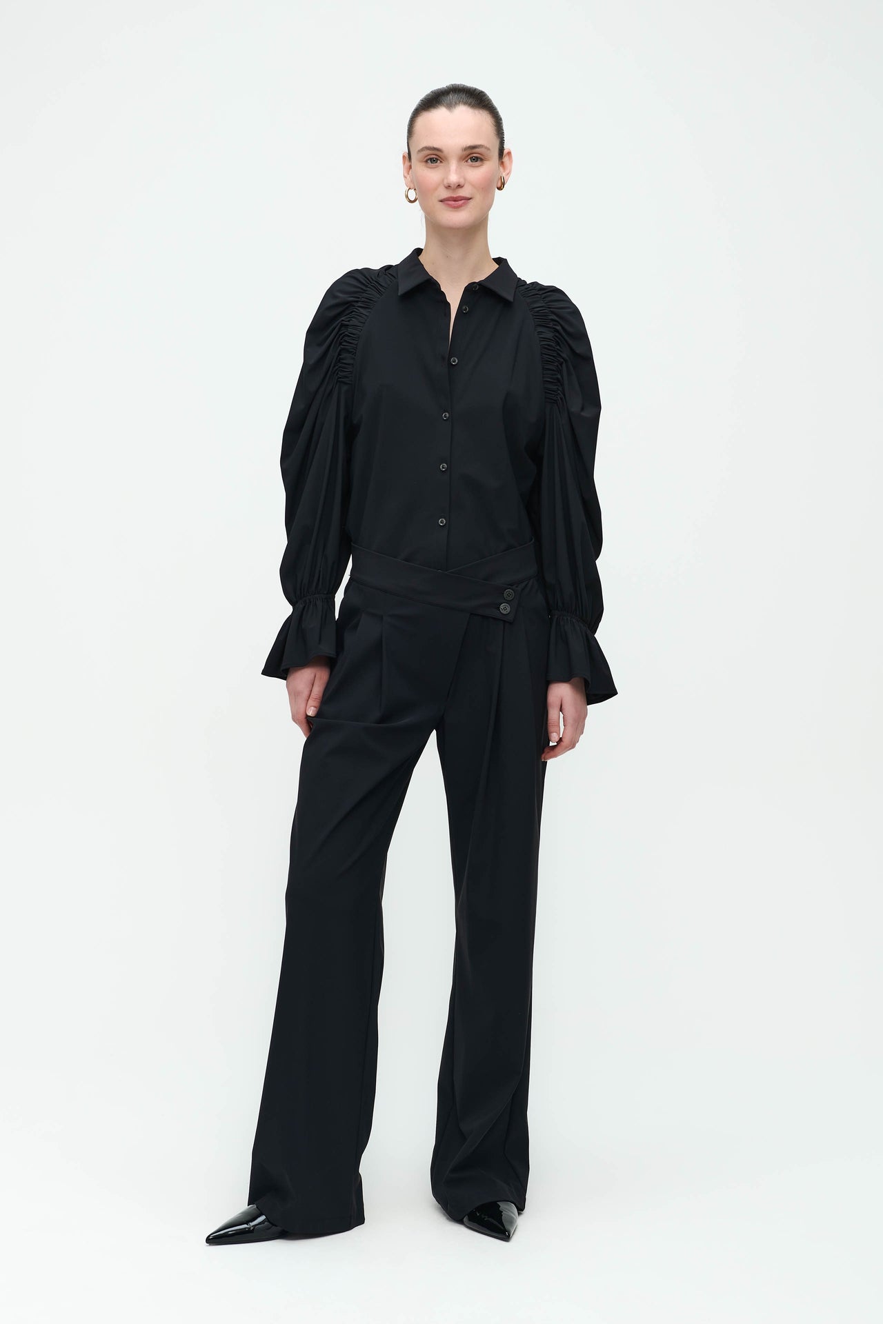Mima Blouse Technical Jersey | Black