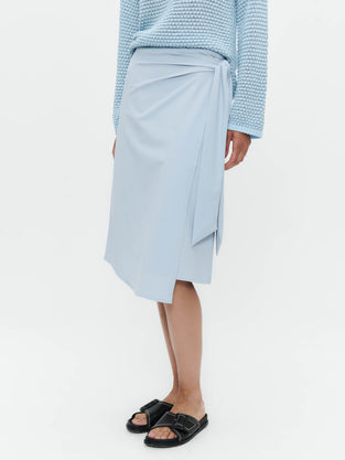 Ilona skirt technical jersey | Light Blue