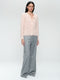 Jackard cotton knited blazer 9026 | Rose