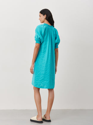 Lorna Dress | Turquoise