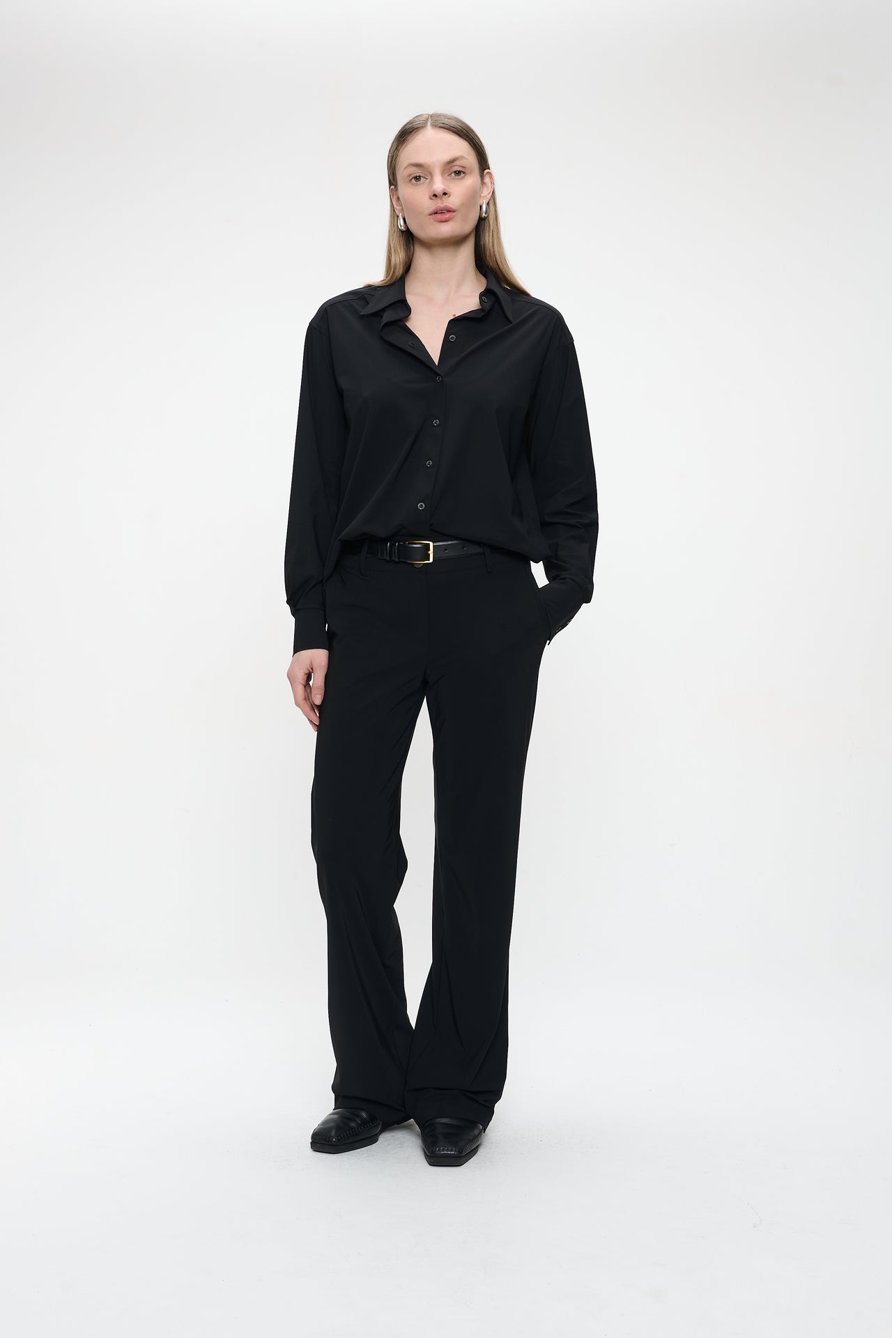 Linda pants technical jersey | Black
