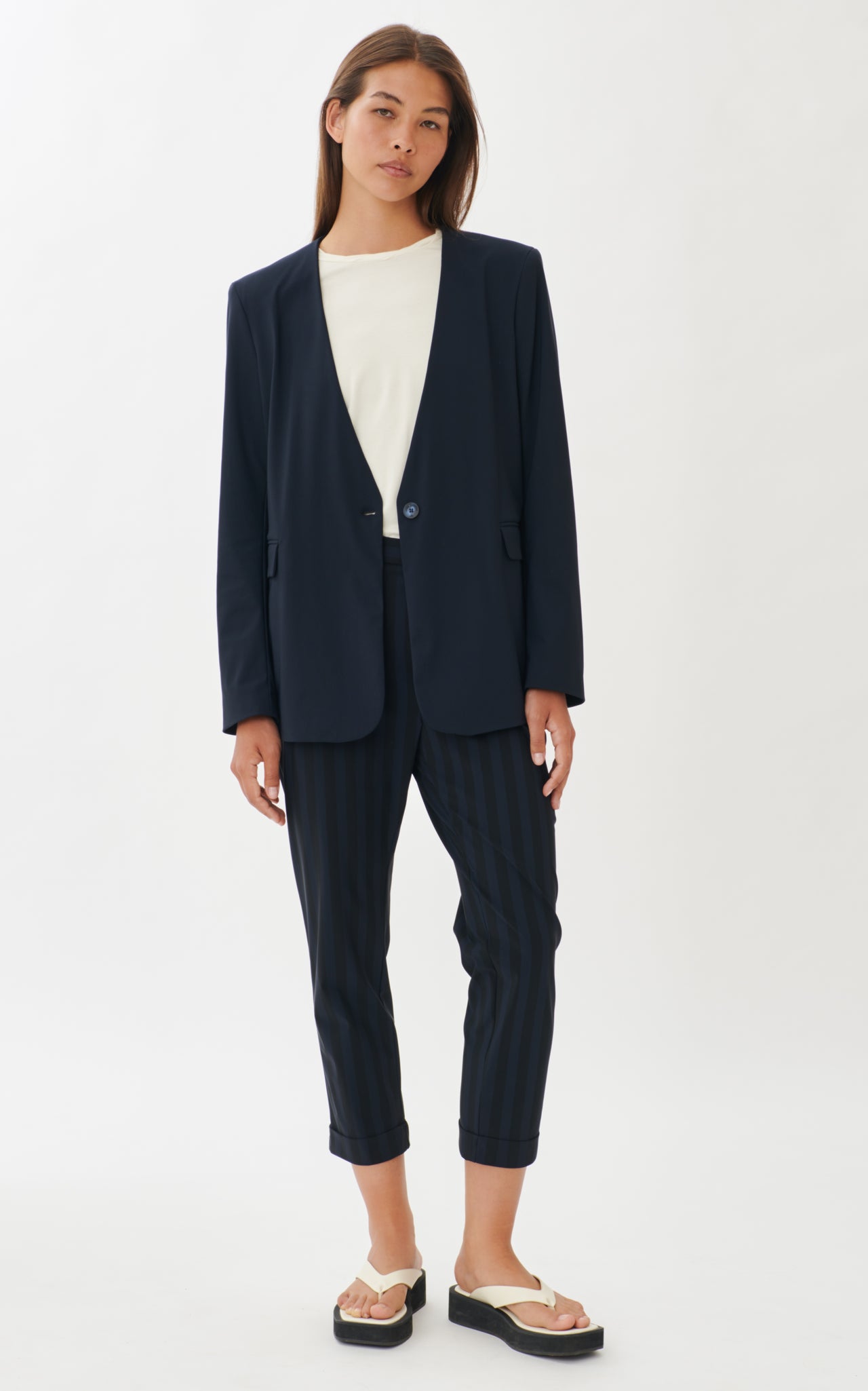 Valentine structure technical jersey pants | Black