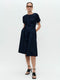 Dress cotton blend | Dark Blue