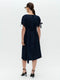 Dress cotton blend | Dark Blue