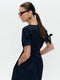 Dress cotton blend | Dark Blue