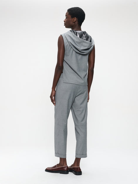 Jazmin viscose vest | Light grey