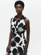 Anita flower print poplin dress | Black